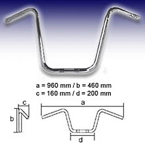 FEHLING APE Hanger Large 1 inch H46, notch, silver, silver