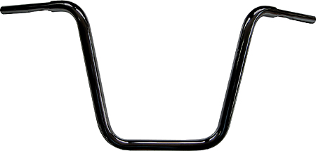 FEHLING Ape Hanger, 1 1/4 pouce, H 40 cm, p.c., noir