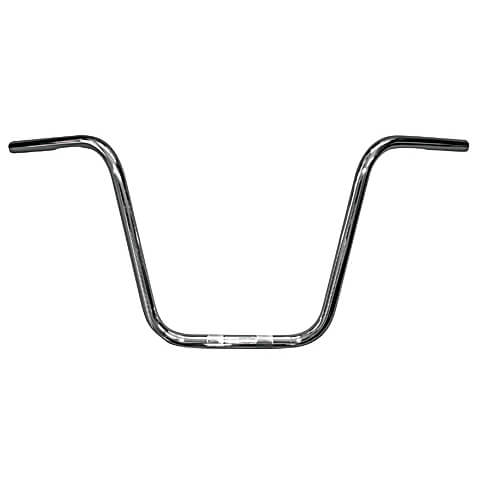 FEHLING APE HANGER Handlebar, HIGH, 1 inch, chrome, silver, silver