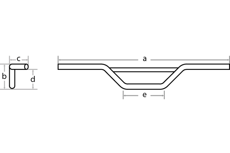 FEHLING Styr Moto Cross 7/8, 88 cm, sort, sort