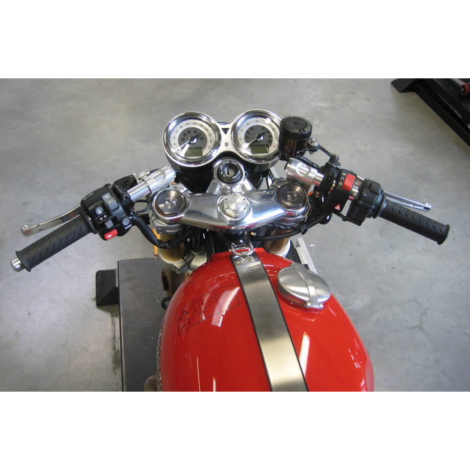 LSL Handlebar end Tour-Match, Thruxton R 16-, silver, silver