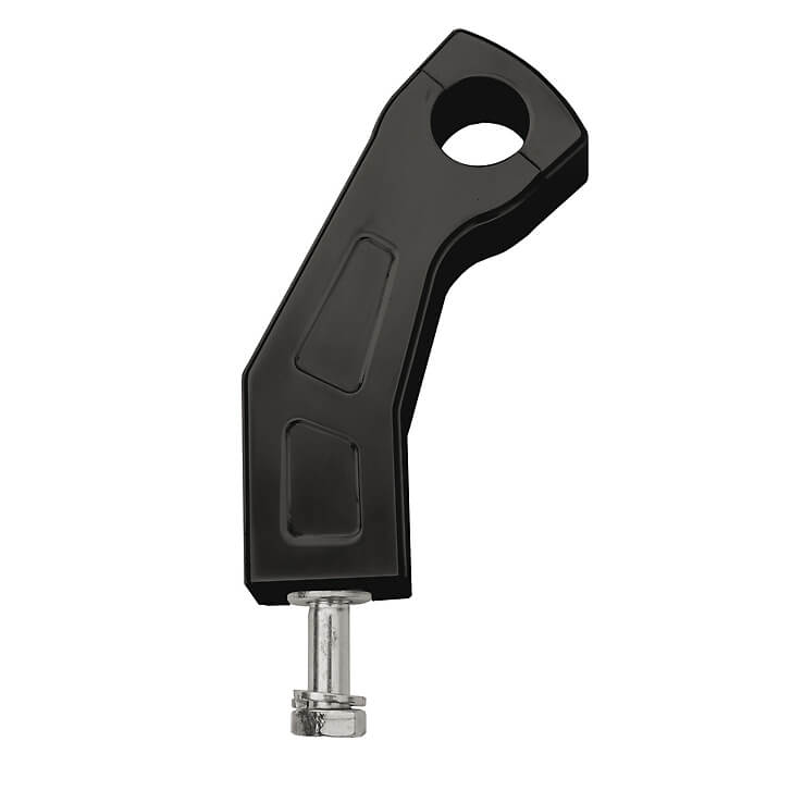 Ritz Alu-Riser curved Style, black, 120 mm, 1 inch, black
