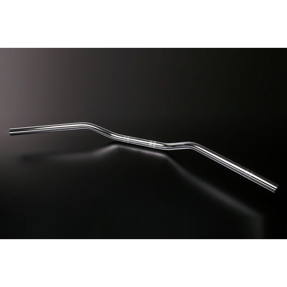 ABM Superbike handlebar steel, chrome, silver, silver