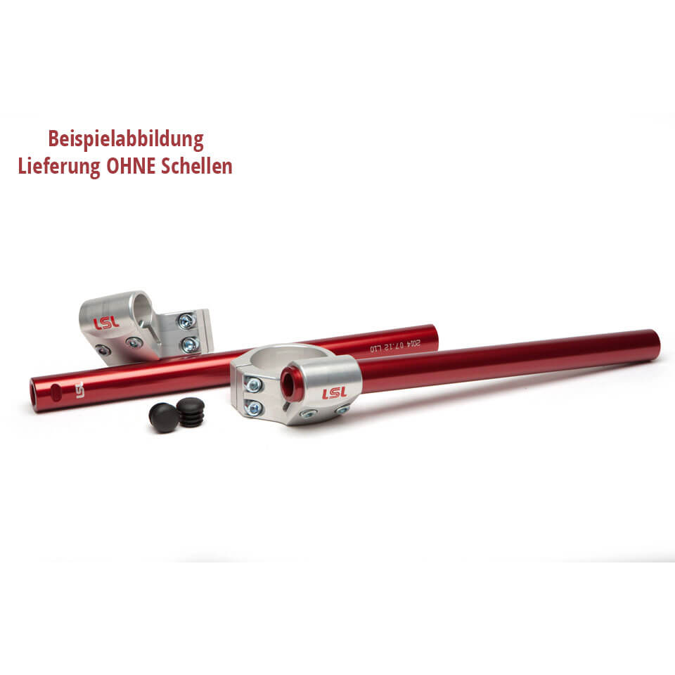 LSL Sport-Match steering tube set, red, red