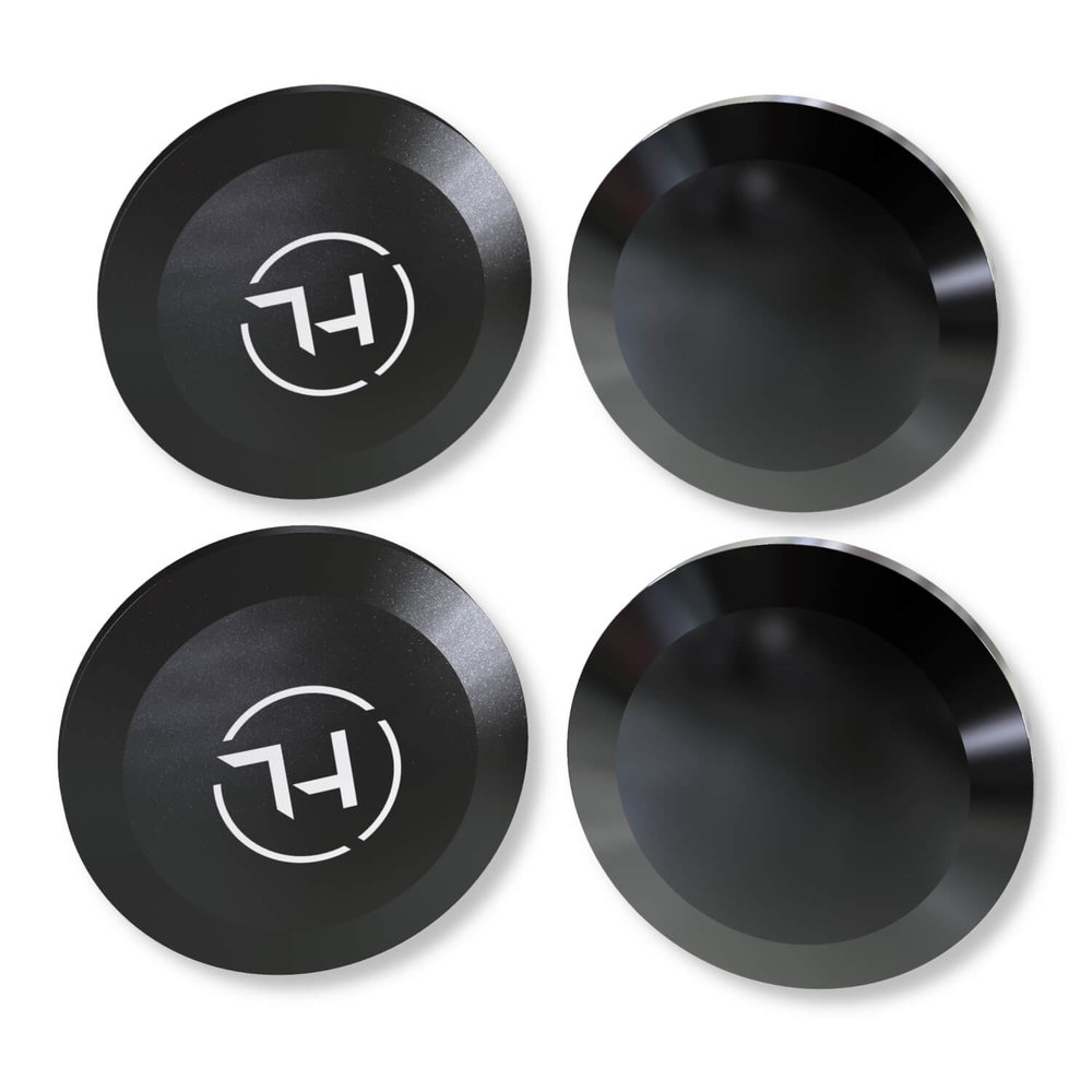 HIGHSIDER CNC cover caps M10, zwart