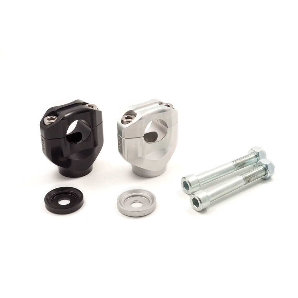 LSL Klemmbock Kit Bonneville T120 25,4mm, silber, silber