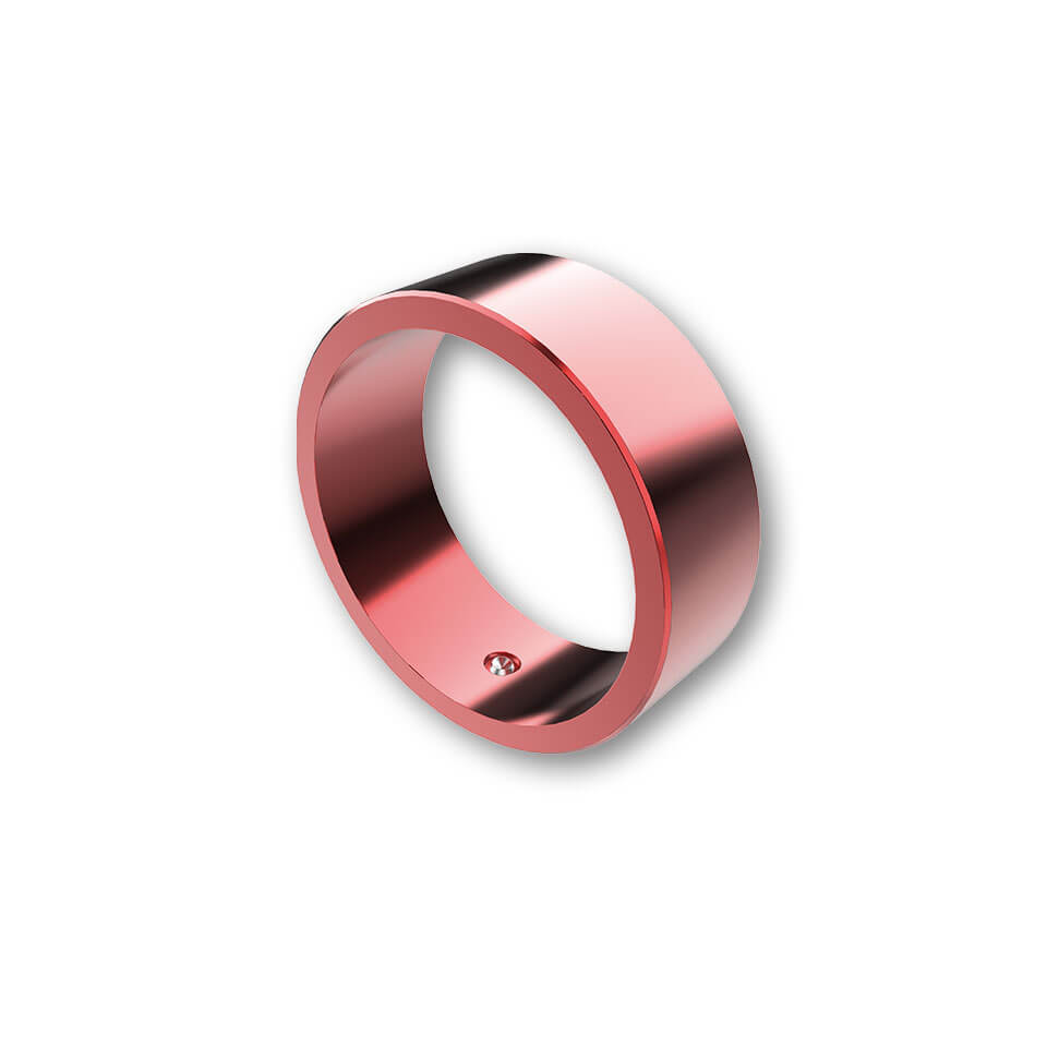 HIGHSIDER Colour ring for Bar End Weights, red, red