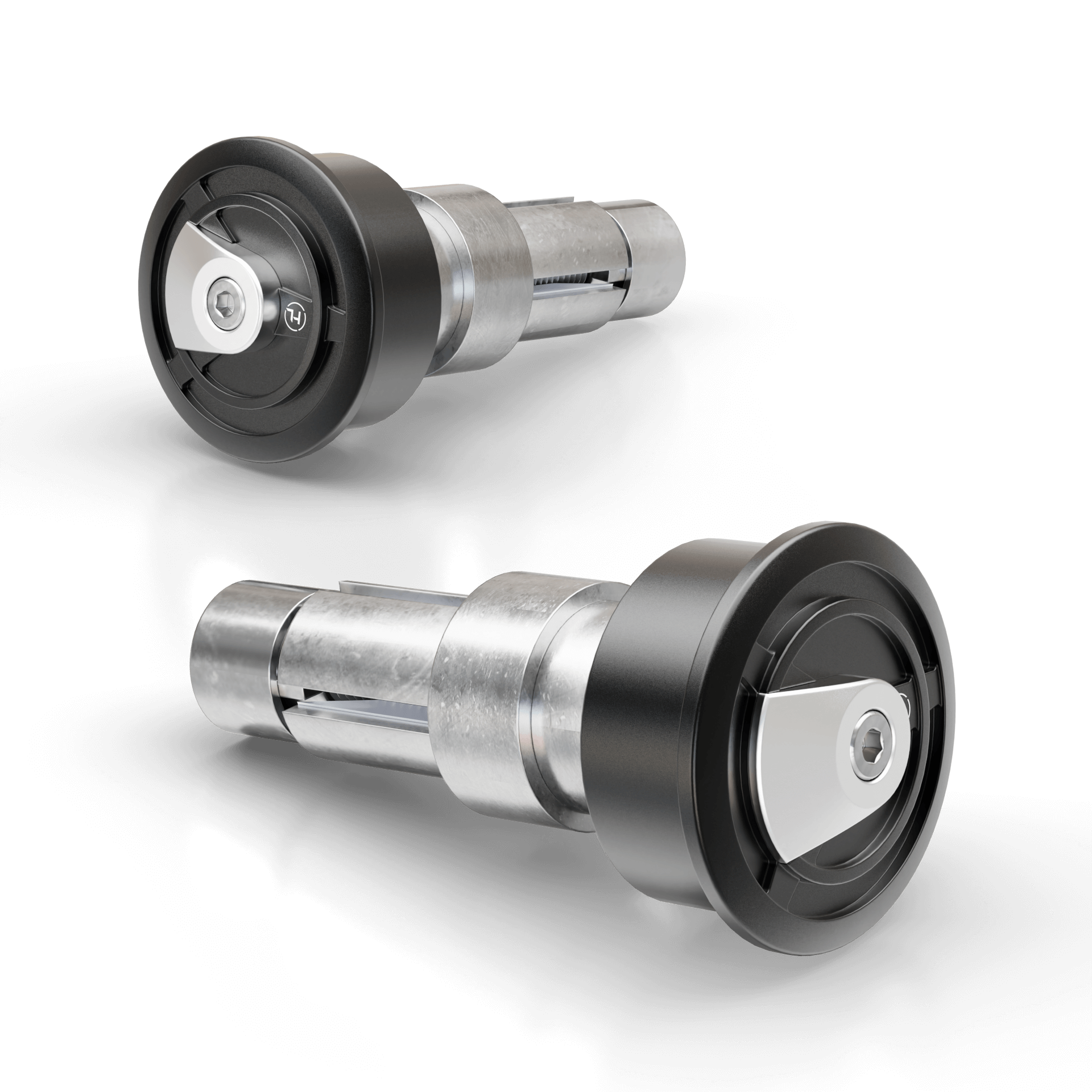 HIGHSIDER ENTERPRISE-EP1 Bar End Weights, silver, silver