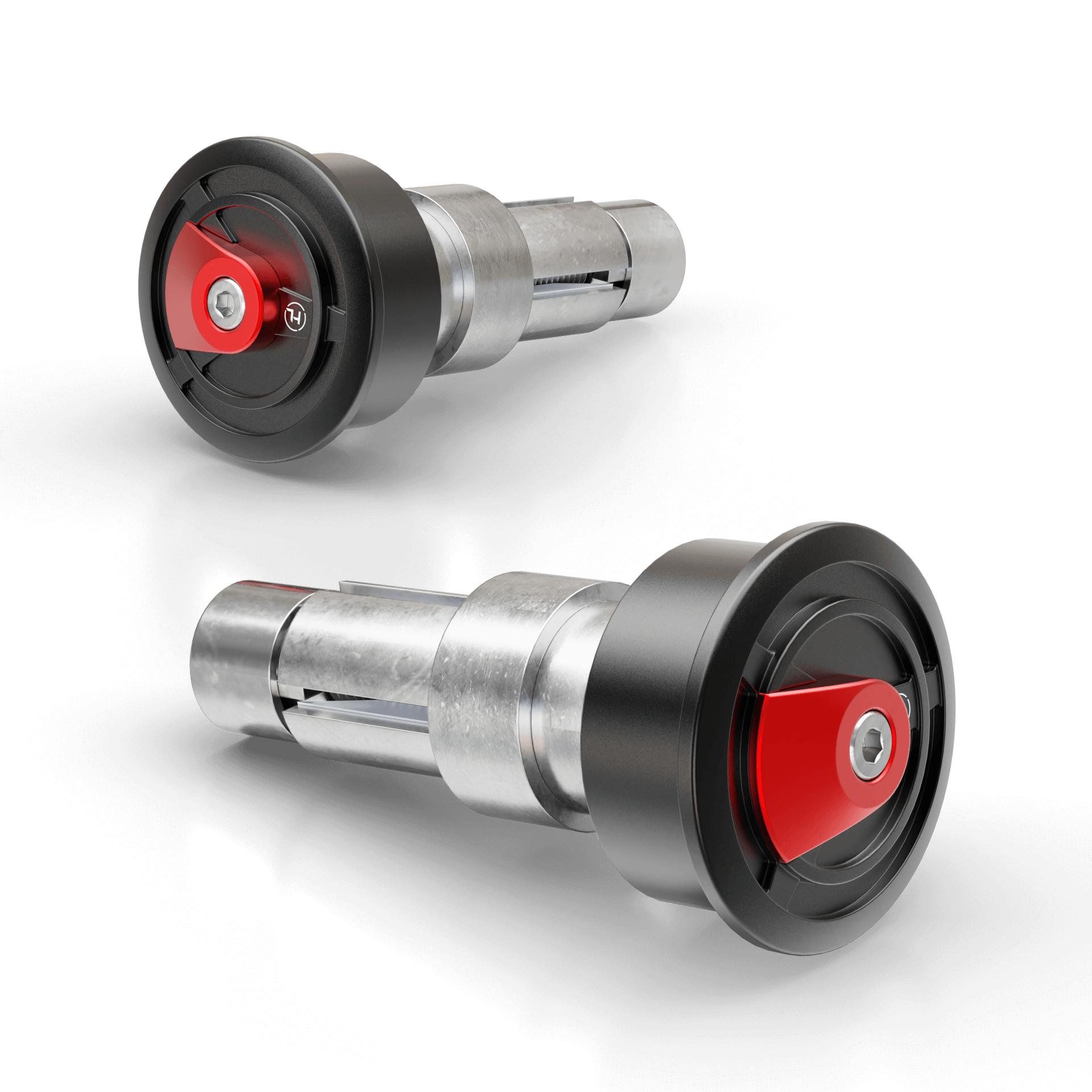 HIGHSIDER ENTERPRISE-EP1 Bar End Weights, red, red