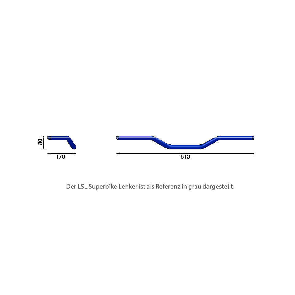 LSL Roadster L01, 1 дюйм, H-D,95 мм, хромированные