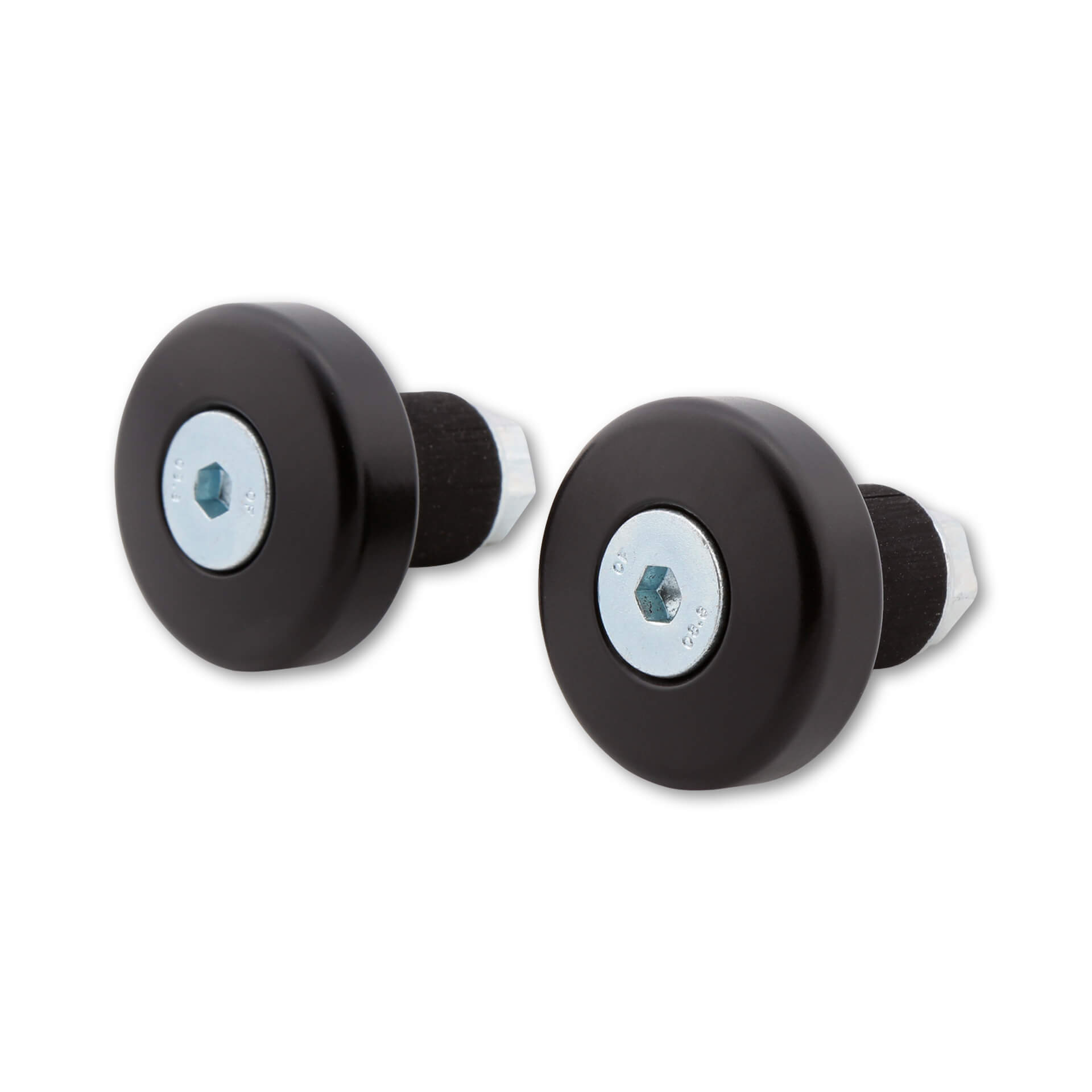 LSL Handlebar weights, black, inch handlebars, black