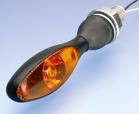 Kellermann Blinker Micro 1000 LED, schwarz, Glas gelb für Männer, schwarz
