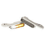 HeinzBikes LED-beslag Riktningsvisare position ljus kombination CVO modeller 02-, silver