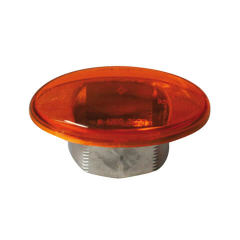 Verre de signal de virage pour le signal de virage de carénage mini 203-410, jaune
