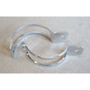 Preview image for Turn signal clamp, two-piece, chrome-plated, pipe fixing