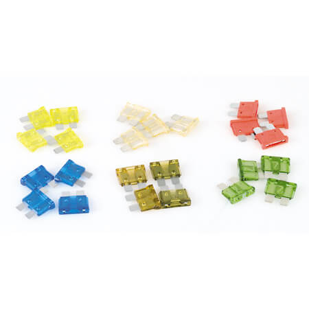 Plug-in fusible jaune, 20 A, pack de 10, orange