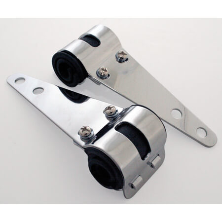 Support de lampe universel, argent