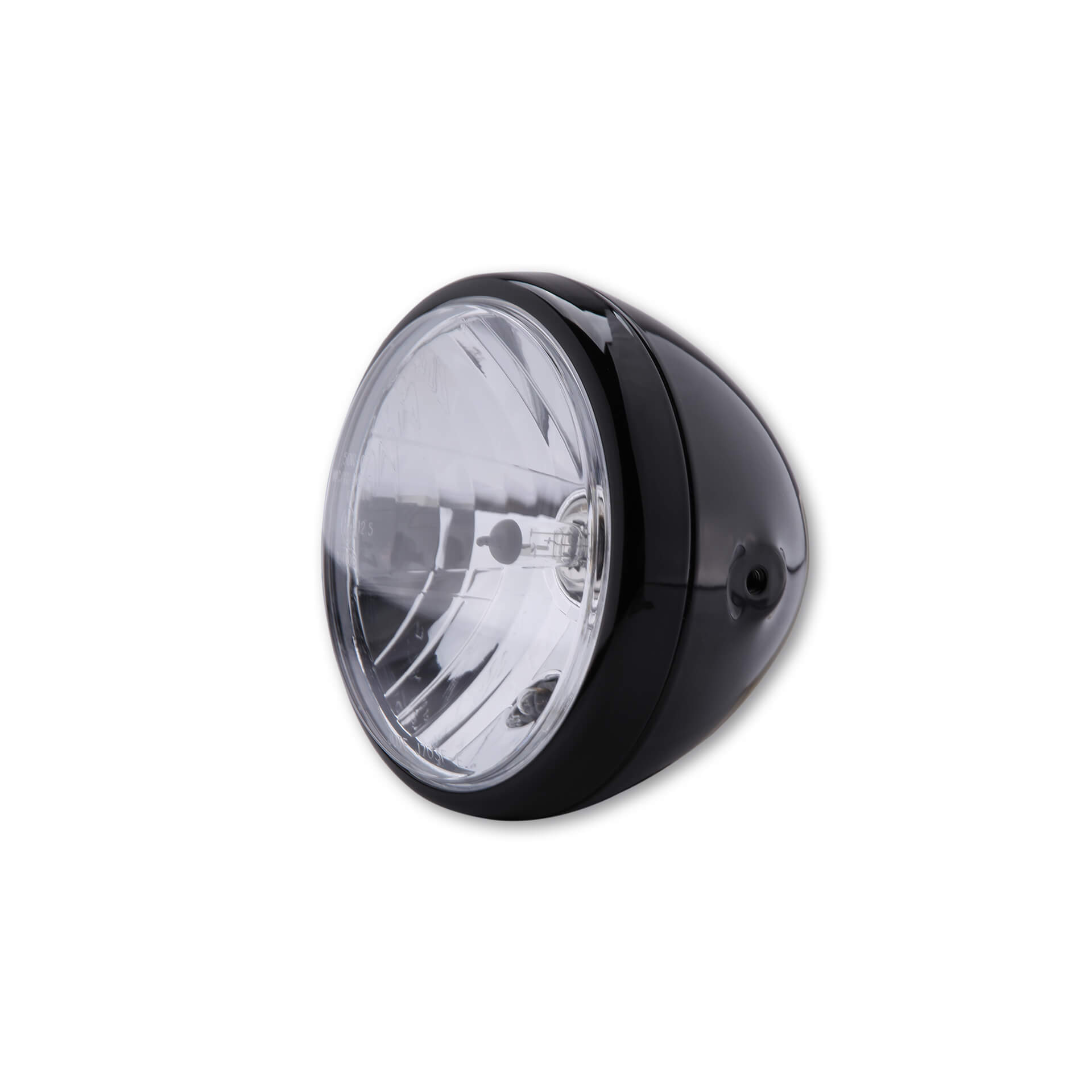 SHIN YO 7 inch headlight RENO, black glossy, black