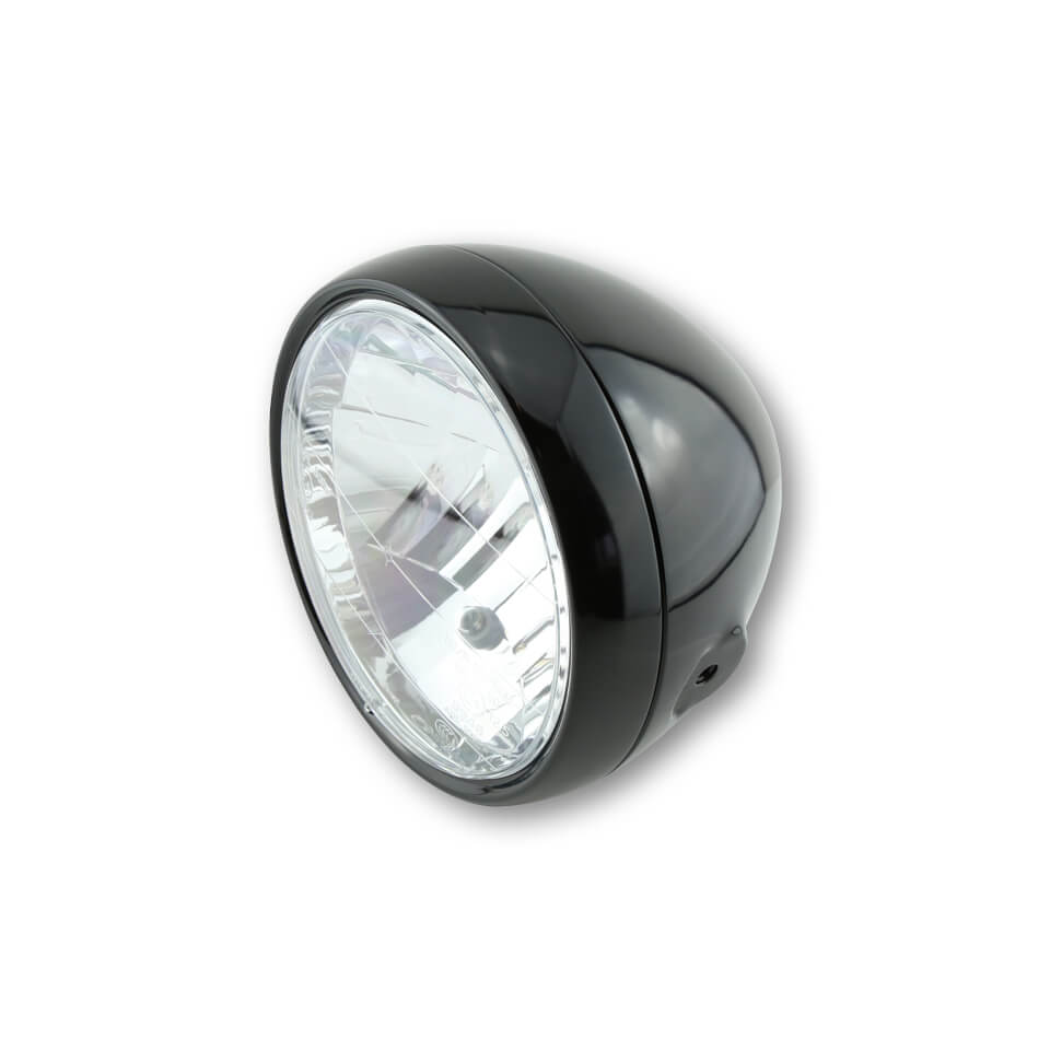 SHIN YO 6 1/2 main headlight, black glossy, black