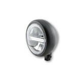 HIGHSIDER 5 3/4 tums LED-strålkastare PECOS TYP 6 med TFL, svart matt