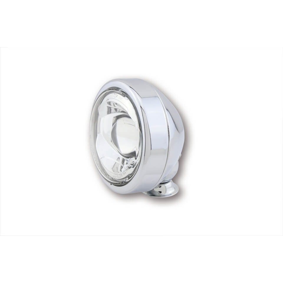 SHIN YO 4 inch LED dipped beam headlight, chrome, silver, silver