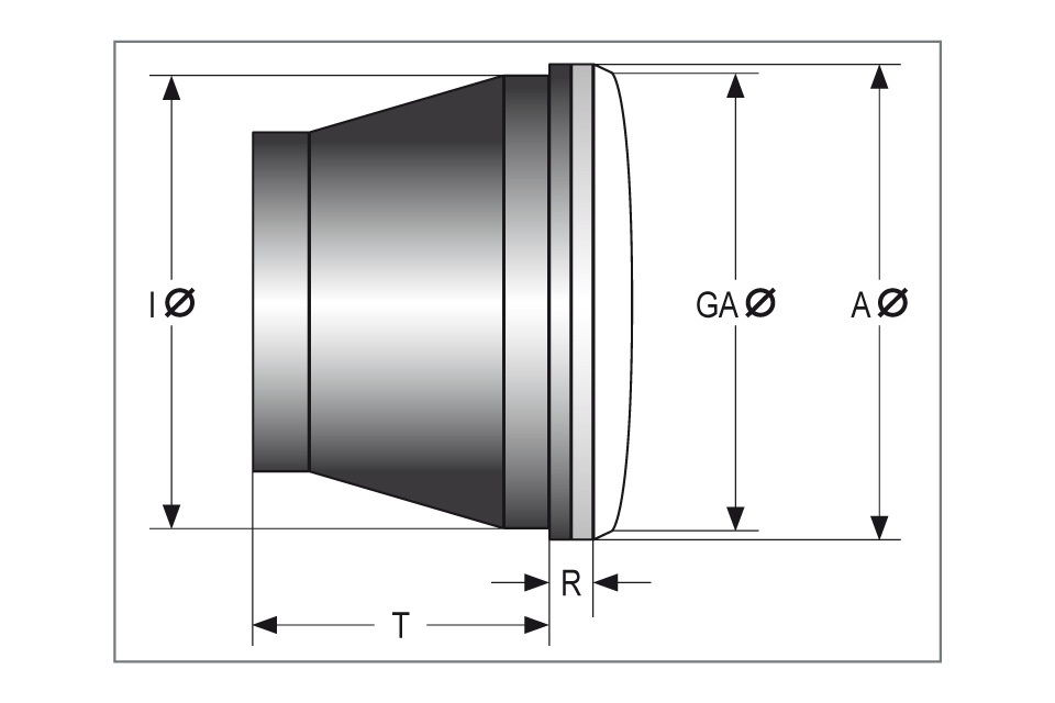 SHIN YO 4-inch LED dipped beam headlight insert, chrome, silver, silver