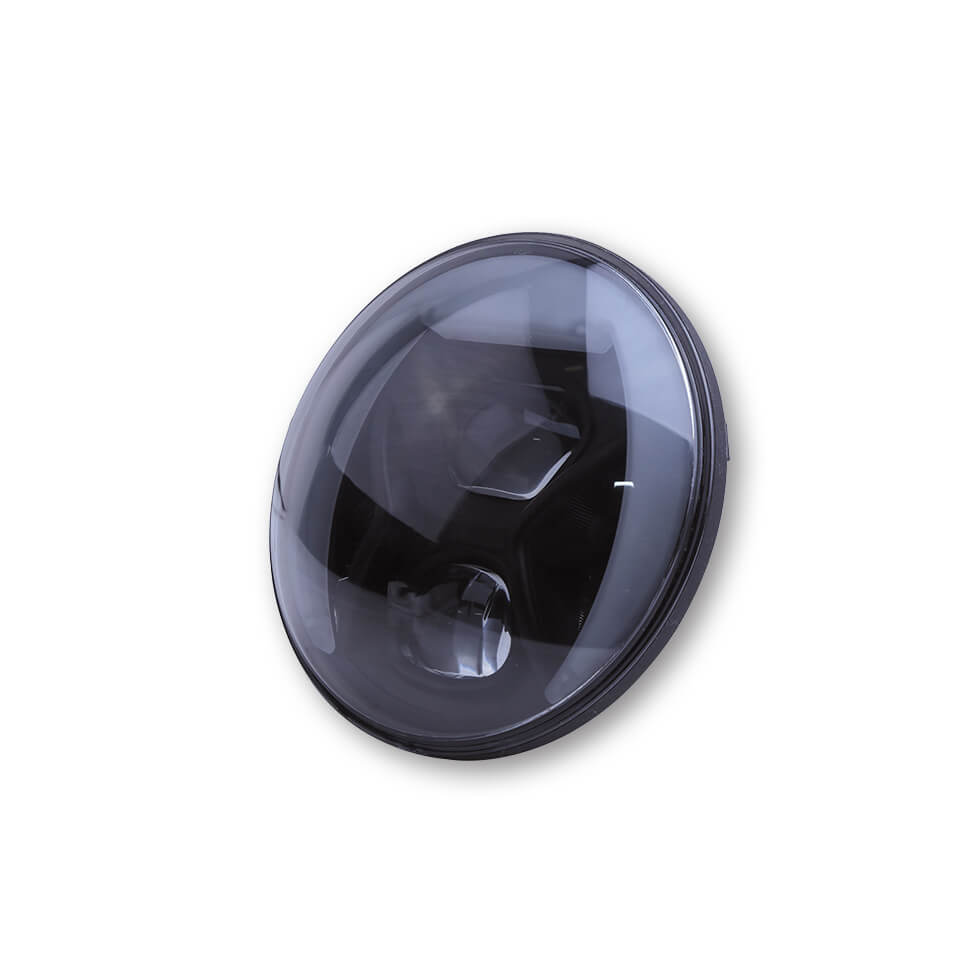 HIGHSIDER 7 inch LED headlight insert TYPE 8, black, black