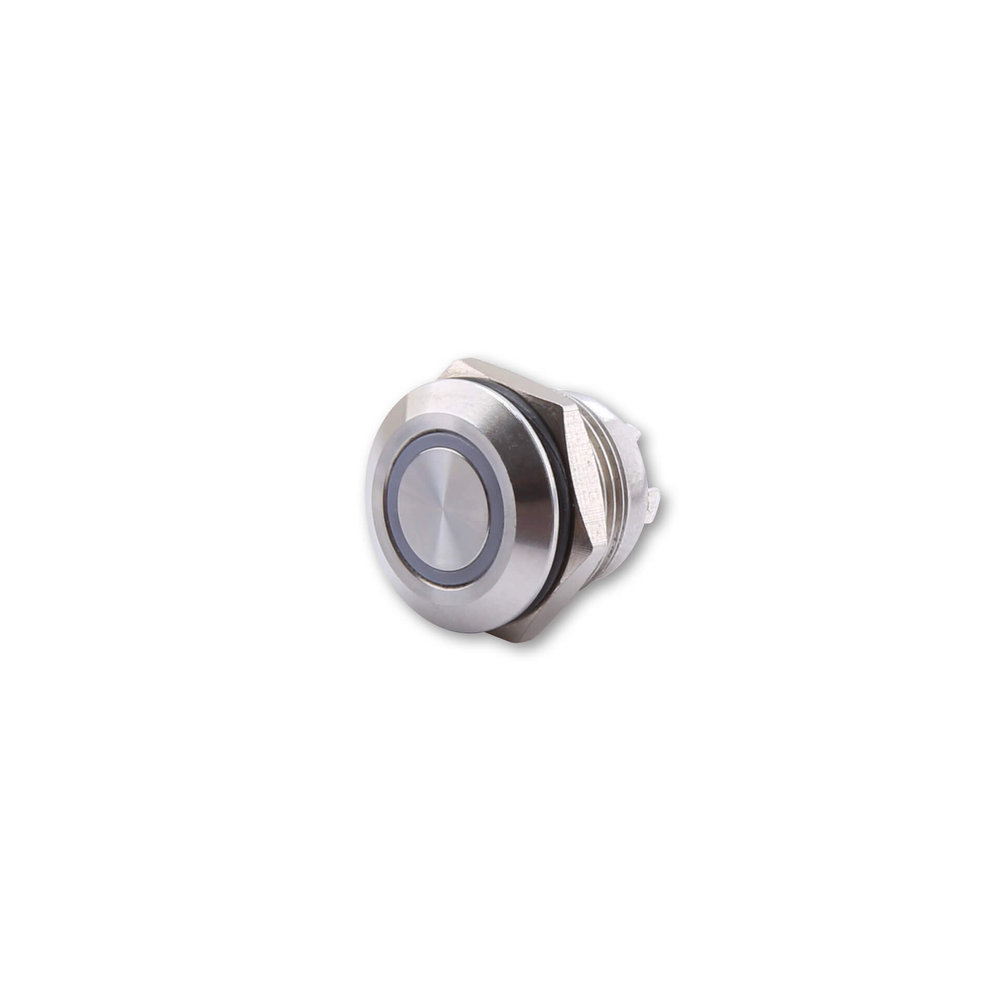 HIGHSIDER Push button stainless steel with LED light ring