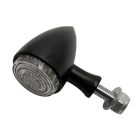 Image of HighSIDER LED luce posteriore, luce del freno, unità di segnale di svolta COLORADO, nero, nero, dimensione 70 mm