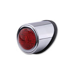 シンヨー LEDテールライトオールドスクールTYP1、クロム、赤ガラス、E承認