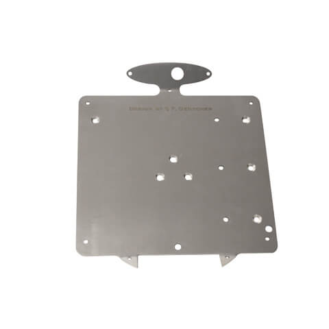 Genscher Number plate for 255-999 + 256-003