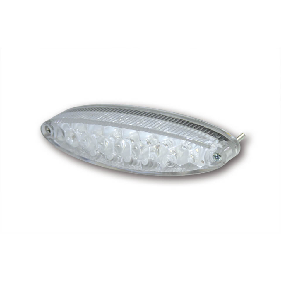 Image of Mini fanalino di coda a LED SHIN YO NUMBER1, con luce targa, vetro trasparente.