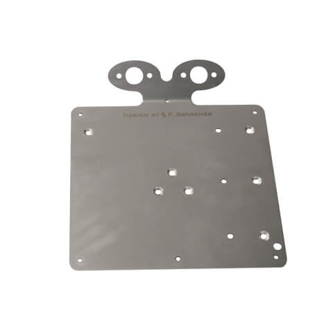 Genscher Number plate for 2 x 255-702