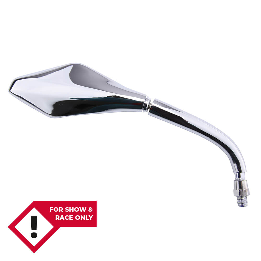 SHIN YO Mirror IMPERIA for YAMAHA, right, silver, silver