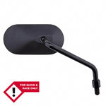 SHIN YO Specchio universale AGILA, nero, destro