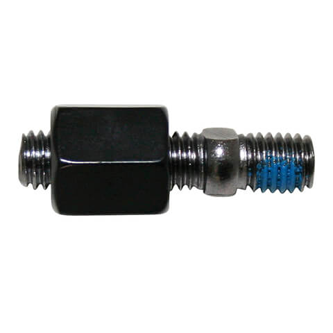 HIGHSIDER Spiegeladapter M8 auf M8, schwarz, schwarz