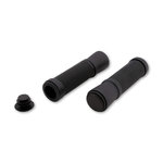 SHIN YO Stuurgreep rubber, 7/8 inch (22,2 mm), 130 mm, zwarte satijnen afwerking