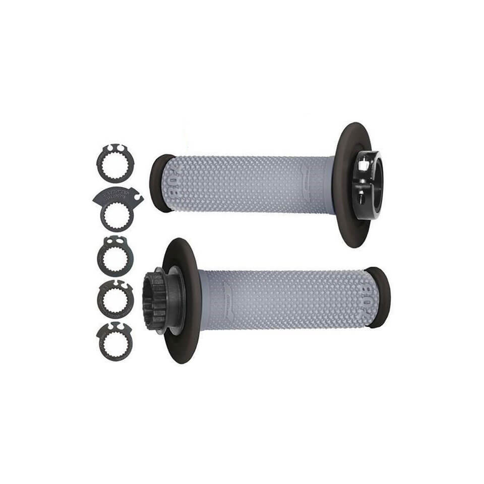 PROGRIP Lenkergriffe 708, schwarz/rot, Lock-On Grips 315-281