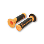 EMPuñaduras PROGRIP Handlebar 732, naranja neón/negro, 7/8 pulgadas, cerrado