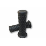 Custom Diamond Style Grips 1 inch black pair