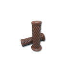 Aangepaste Diamond Style Grips 1 inch bruin paar