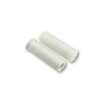 Grips de manillar Custom Retrostyle para manillares de 7/8 pulgadas (22mm) en blanco