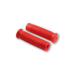 Poignées de guidon Custom Retrostyle pour guidon de 7/8 pouces (22mm) en rouge