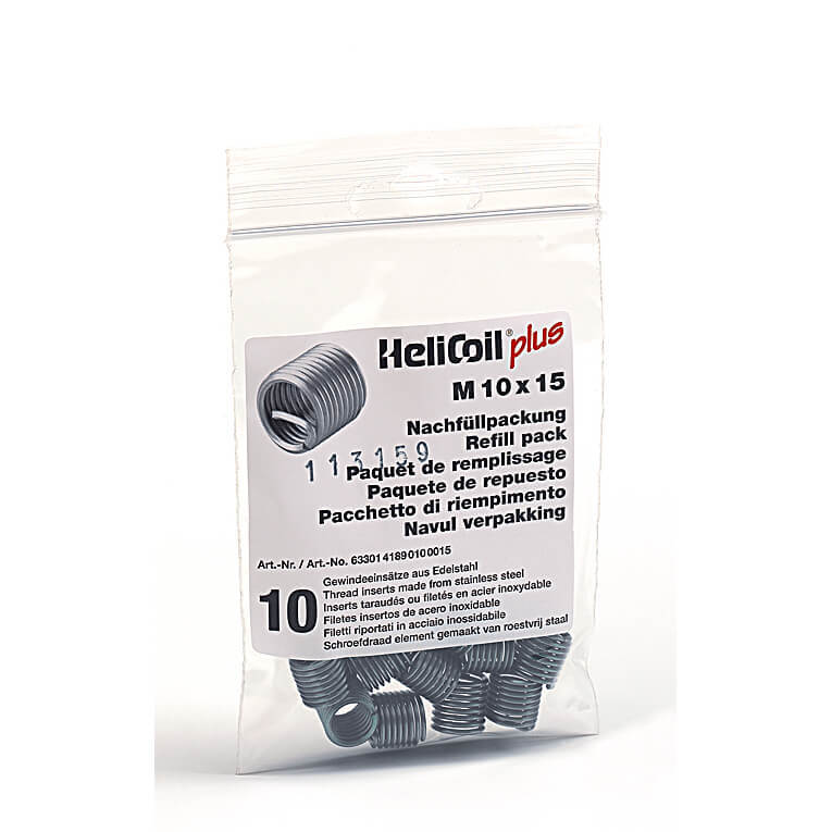 HELICOIL Refill pack plus gängskär M 10