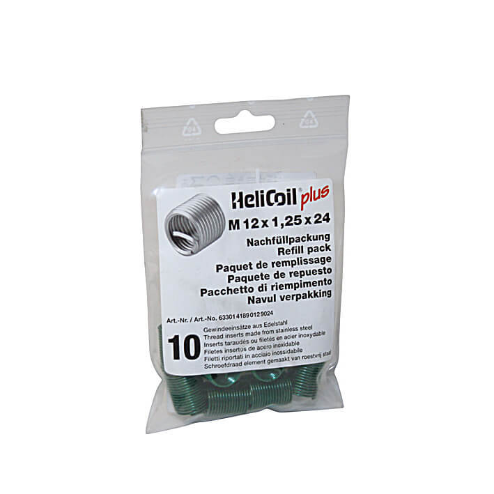 HELICOIL Refill pack plus gänginsatser M 12