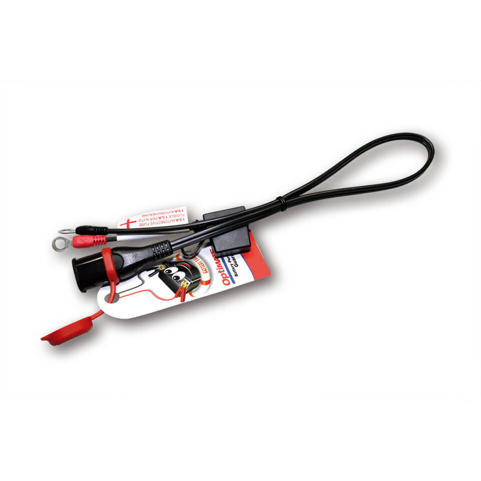 OPTIMATE Waterproof eyelet cable SAE plug (No.1), 4 pcs.