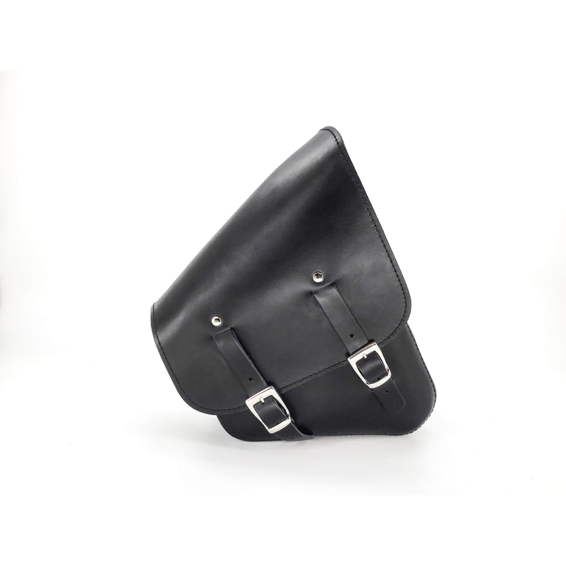 STOVERINCK Leather pannier BIG-SANTA FE right side, black, black