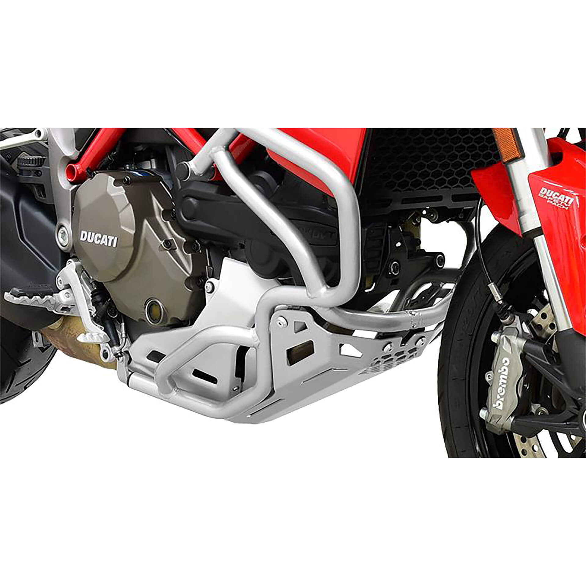 ZIEGER Engine guard Ducati Multistrada 1200 15-17, silver, silver