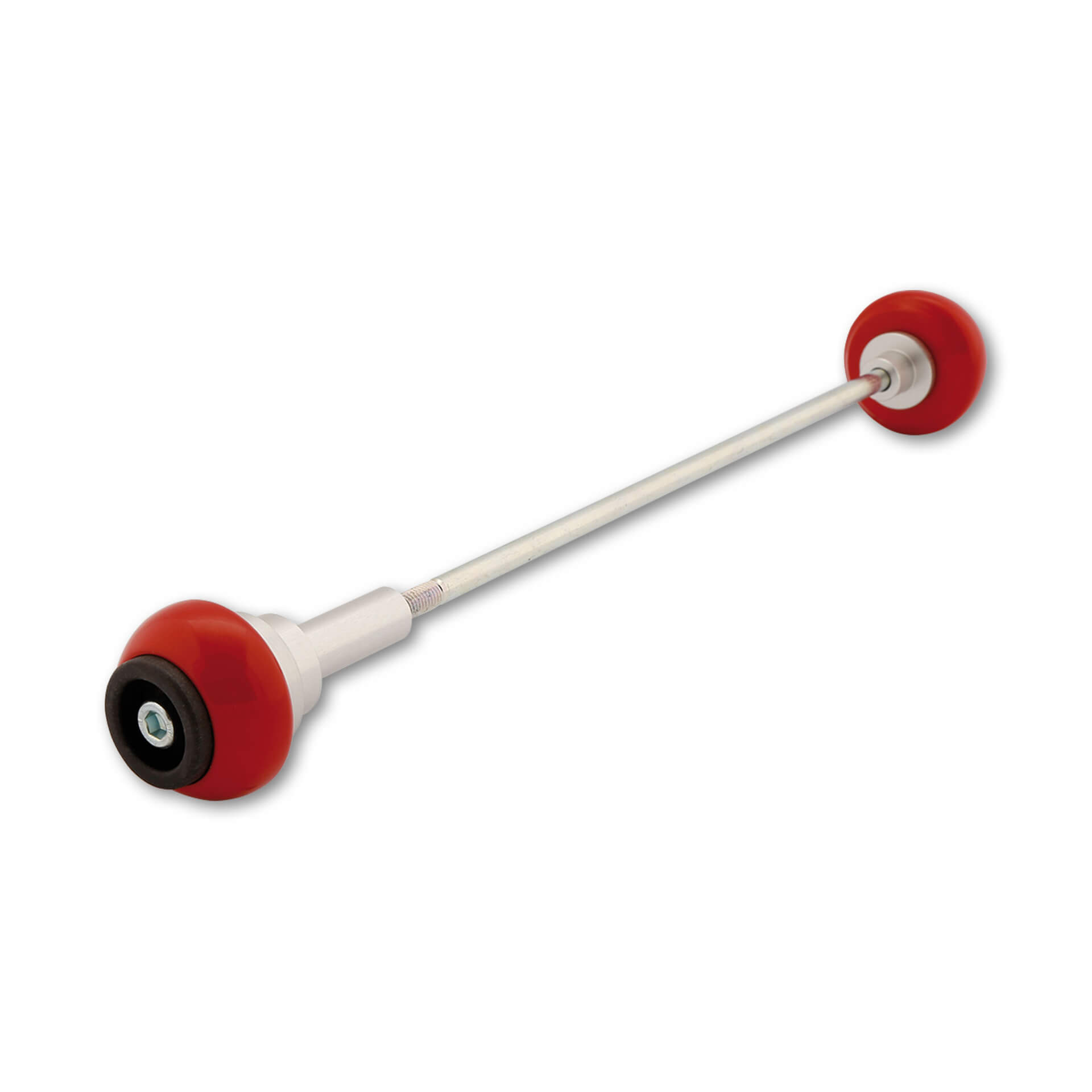 LSL Axle Balls Classic, various SUZUKI/YAMAHA, signal red, front axle, red