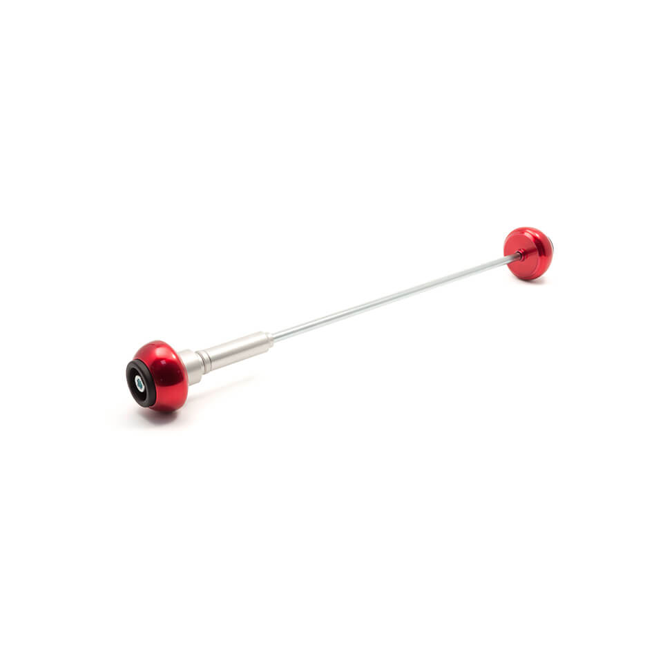 LSL Axle Balls Classic, various SUZUKI and YAMAHA, signal red, rear axle, red Red unisex